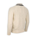 Cable Knit Sweater - Tennis Model Cashmere V-Neck