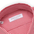 Shirt - Vichy Print Cotton Single Cuff