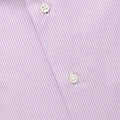 Shirt - Double Lines Print Cotton Single Cuff