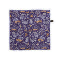 Pocket Square - Double-Face Flowers & Savannah Printed Silk