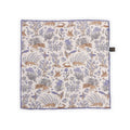 Pocket Square - Double-Face Flowers & Savannah Printed Silk