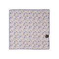 Pocket Square - Double-Face Flowers & Savannah Printed Silk