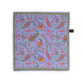 Pocket Square - Double-Face Flowers & Paisley Flower Printed Silk