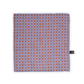 Pocket Square - Double-Face Flowers & Paisley Flower Printed Silk