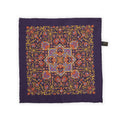 Pocket Square - Double-Face Foliage Flowers & Fantasy Printed Silk