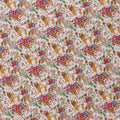 Pocket Square - Double-Face Flowers & Hunting Scene Printed Silk