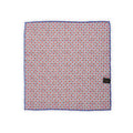 Pocket Square - Double-Face Flowers & Hunting Scene Printed Silk