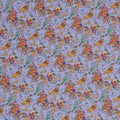 Pocket Square - Double-Face Flowers & Hunting Scene Printed Silk