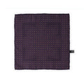 Pocket Square - Double-Face Circled Flowers & Fantasy Printed Silk