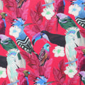 Pocket Square - Tropical Birds Printed Silk