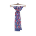 Scarf - Bird, Flowers Printed Cotton & Silk