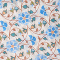 Scarf - Elephants, Flowers Printed Cotton & Silk