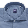 Shirt - SEAN Poplin Cotton Stretch Single Cuff Italian Collar