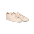 Sneakers - MONTANA Grained Leather & Rubber Soles Lace-Ups