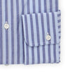 Shirt - Striped Cotton & Linen Single Cuff