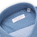 Shirt - Little Dots Pattern Polyamide Stretch Single Cuff
