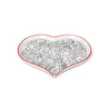 Vide-Poche - Kamasutra Drawings "Je t'interdis de m'oublier" Heart Shaped
