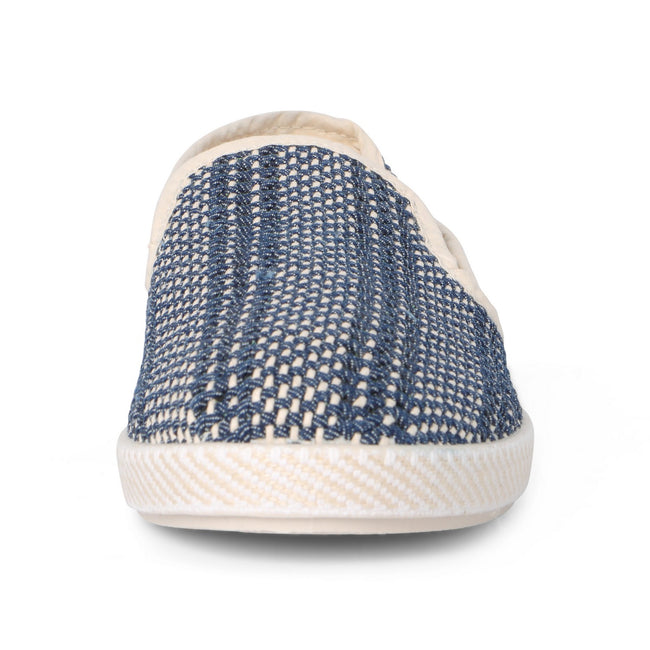 Espadrilles - Degand Brussels Special Edition JEAN TRESSE Woven Denim & Gum Soles