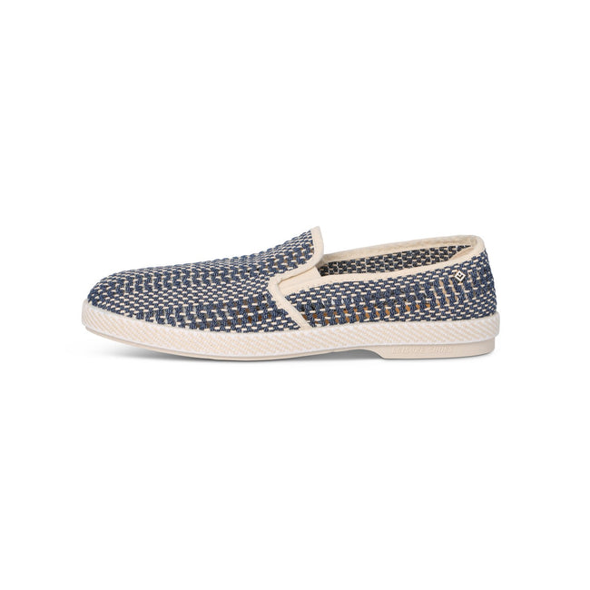 Espadrilles - Degand Brussels Special Edition JEAN TRESSE Woven Denim & Gum Soles