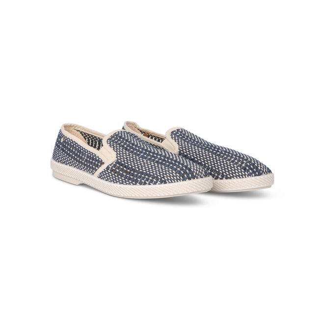 Espadrilles - Degand Brussels Special Edition JEAN TRESSE Woven Denim & Gum Soles