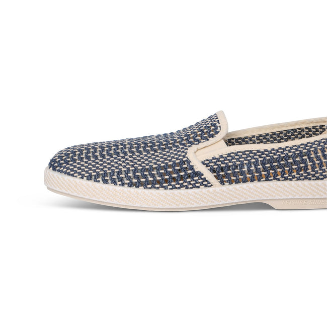 Espadrilles - Degand Brussels Special Edition JEAN TRESSE Woven Denim & Gum Soles