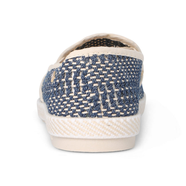 Espadrilles - Degand Brussels Special Edition JEAN TRESSE Woven Denim & Gum Soles