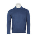 Sweater - Cotton Crew Neck + Shirt Collar