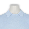 Sweater - Cotton Crew Neck + Shirt Collar