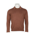 Sweater - Cotton Crew Neck + Shirt Collar