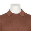 Sweater - Cotton Crew Neck + Shirt Collar