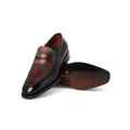 Loafers - Limited Edition Patinated Leather & Double Leather Soles + Apron