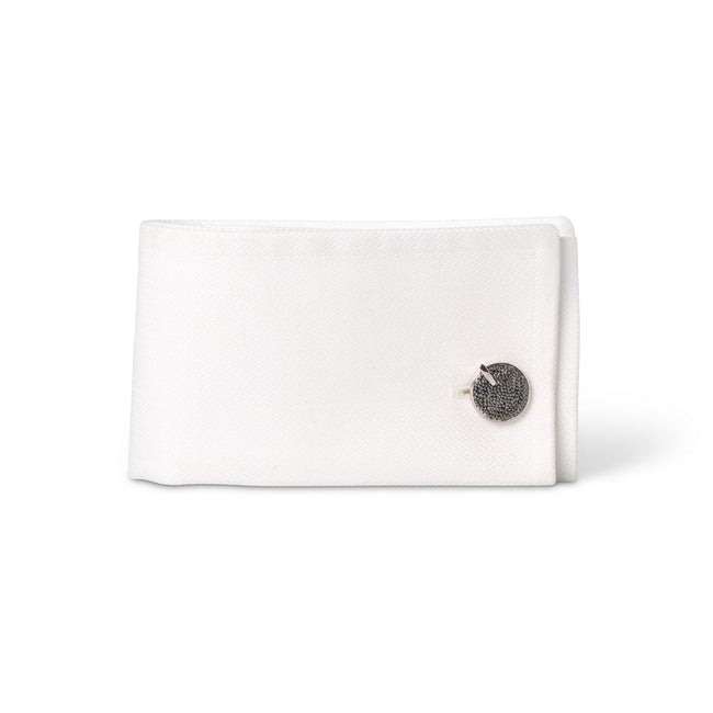 Cufflinks - Caviar Box From Wiltons Restaurant Sterling Silver