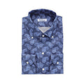 Shirt - CANNES Paisley Pattern Linen Single Cuff