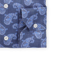 Shirt - CANNES Paisley Pattern Linen Single Cuff