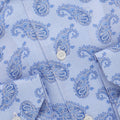 Shirt - CANNES Paisley Pattern Linen Single Cuff
