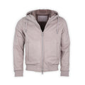 Zip-Up Sweater - Alcantara Polyester & Elastane + Hood