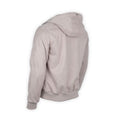 Zip-Up Sweater - Alcantara Polyester & Elastane + Hood