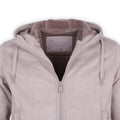 Zip-Up Sweater - Alcantara Polyester & Elastane + Hood
