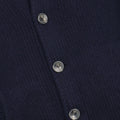 Cardigan - Wool & Polyamide Lining Buttoned + Mock Neck