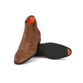 Boots - Ankle Suede & Rubber Soles + Zip