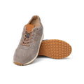 H383 New Running Coloured Suede And Canvas Sneakers