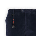 Pants - EVO Large Rib Velvet Cotton Stretch Elastic Waistband + Zip