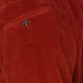 Pants - EVO Large Rib Velvet Cotton Stretch Elastic Waistband + Zip