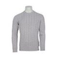 Cable Knit Sweater - LUIS Cashmere Crew Neck