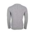 Cable Knit Sweater - LUIS Cashmere Crew Neck