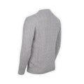 Cable Knit Sweater - LUIS Cashmere Crew Neck