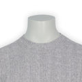 Cable Knit Sweater - LUIS Cashmere Crew Neck