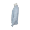 Cable Knit Sweater - LUIS Cashmere Crew Neck