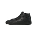 Sneakers - Leather & Rubber Soles Lace-Ups + Zipped