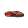 Derbies - Patinated Leather & Leather Soles Lace-Ups